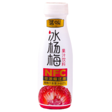 茗叫 冰杨梅汁 290ml*12瓶装 冷藏冰镇饮料 鲜果榨汁0防腐剂