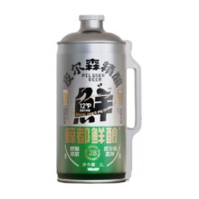 88VIP：鲸都 鲜酿皮尔森精酿啤酒 2000ml/罐