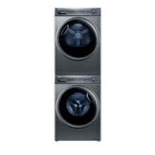 海尔（Haier）81平嵌洗烘套装 10KG滚筒洗衣机全自动+双擎热泵烘干机家用 全隐晶彩屏 MATE81+81 以旧换新国补
