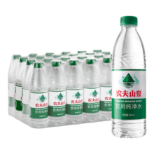 plus会员：农夫山泉饮用水纯净水550ml*24瓶