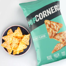 PopCorners玉米片薯片海盐玉米脆片噗噗脆非油炸休闲零食小吃