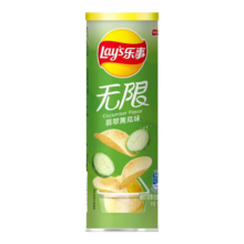 Plus会员：乐事（Lay's）薯片104g罐装  【10月到期】 黄瓜味104g*1罐