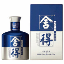 百亿补贴：舍得米兰小酒时装周纪念版 52度100ml*1瓶 浓香型白酒