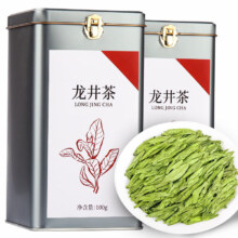 PLUS会员：第一江南 绿茶龙井 200g 2024年新茶明前茶叶礼盒罐装 *2件