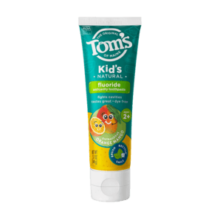汤姆小屋Toms含氟芒橙味 2岁以上儿童宝宝进口牙膏防蛀固齿温和不辣口144g