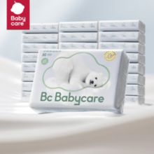 PLUS会员！babycare 婴儿熊柔巾 80抽*24包