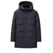 PLUS会员: 雪中飞 秋冬 时尚休闲连帽防风中长款羽绒服