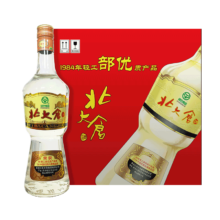 京东百亿补贴：北大仓 部优 酱香型白酒 50度 680ml*6瓶 整箱装 口粮酒