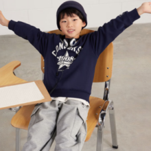 CONVERSE 匡威 儿童圆领卫衣 藏青蓝