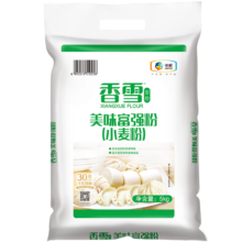 plus会员、概率劵：香雪面粉 美味富强粉 小麦粉 中筋面粉5kg*5件