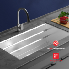 20点！KOHLER 科勒 5540 厨房手工晶钻水槽 裸槽（不含龙头）