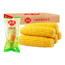 20点、plus会员：佳农 东北水果玉米棒6袋*220g*8件
