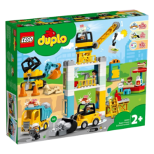 乐高（LEGO）积木玩具 得宝大颗粒系列 10933忙碌的建筑基地 2岁  生日礼物939.4元 (满1件9.20折,券后省20)