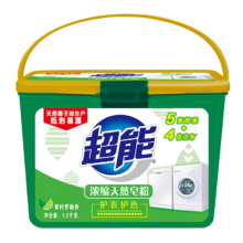 plus会员、概率券：超能 浓缩天然皂粉1.5kg 4倍浓缩