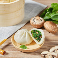 ?pLUS会员：Anjoy 安井 香菇素菜包 360g