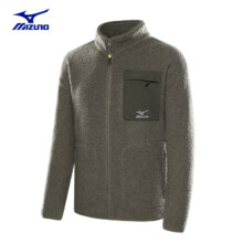 美津浓 MIZUNO 抓绒衣男户外锋衣内胆夹克开衫外套