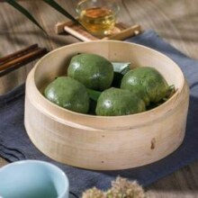 百年老字号，知味观 艾草豆沙青团 420g（6个）