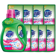 超能 双离子洗衣液 焕彩新生11斤（1.5kg+500g*8袋 ）+赠家政服务2小时/30元京豆