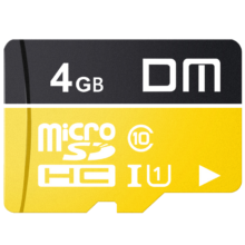 DM大迈 4GB TF（MicroSD）存储卡 黄卡 C10 手机行车记录仪监控摄像头专用高速内存卡