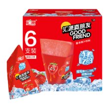 88VIP：汇源 真朋友桃果汁饮料 60ml×6支