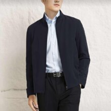 PLIS会员：YOUNGOR 雅戈尔 夹克男士中青年男单茄克 藏青