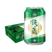 珠江啤酒 9度 纯生啤酒 330ml*24听