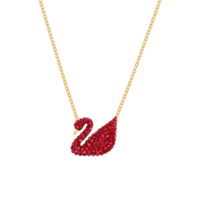 SWAROVSKI施华洛世奇 红天鹅项链  时尚饰品 优雅 520礼物送女友 5465400