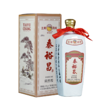 泰裕昌粮食酒捌叁版83版浓香型白酒 52%vol 500mL 1瓶