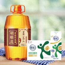 百亿补贴：胡姬花 食用油 一九一八花生油5.7L+伊利舒化奶 低脂型220ml*8盒