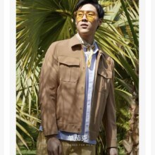 PLUS会员、限时优惠：YOUNGOR 雅戈尔 翻领单茄克外套 VJJK424979YQA 卡其/蓝色可选