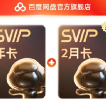 闭眼买、双11预售：百度网盘 SVIP会员年卡加赠2个月超级会员14月卡 填手机号直充