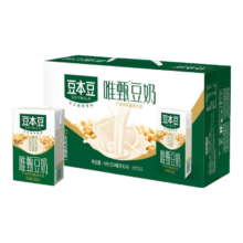 plus会员：豆本豆 唯甄原味豆奶 24盒*4箱