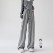 唐狮集团 DESSO 格雷系糯米裤 2024秋季款 松弛感高腰阔腿裤 多色多尺码
