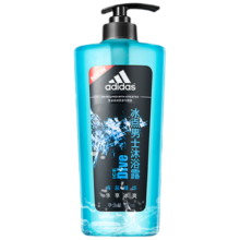 双11狂欢，需首购: 阿迪达斯（Adidas）男士冰点沐浴露600ml 海盐精华 沐浴液*3件