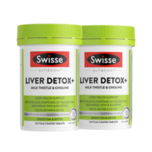 Swisse斯维诗护肝片2代 120片*2瓶 2.8倍奶蓟胆碱西蓝花籽护肝养胃