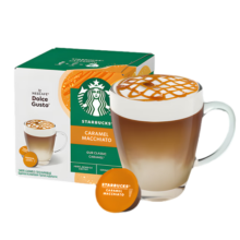 星巴克（Starbucks）多趣酷思焦糖玛奇朵10.5g*12颗 胶囊咖啡中烘美式黑咖啡