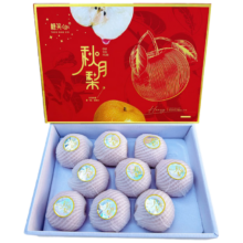 双11狂欢、plus会员、京东百亿补贴:京鲜生莱阳秋月梨 净重7斤礼盒装 单果400g起