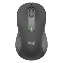 罗技（Logitech） 优选系列M650无线蓝牙静音鼠标男女生办公套装iPad苹果Mac通用双模 M650 中小手 黑