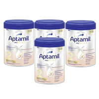Aptamil 爱他美 白金版 含税 德爱白金新生婴幼儿奶粉 原装进口4罐 德爱2段4罐 800g