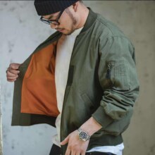 13日20点、双11预告:马登工装 美式复古MA-1飞行员夹克＊2件