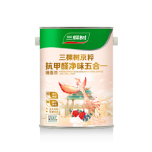plus会员、京东百亿补贴：3Trees 三棵树 京粹系列 SJC360 抗甲醛乳胶漆 5L