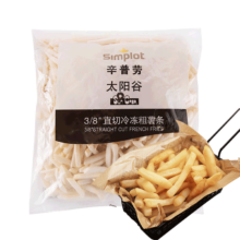 双11狂欢、PLUS会员：辛普劳 太阳谷3/8 粗薯条 2kg *4件+凑单