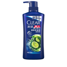 清扬（CLEAR）男士去屑洗发水清爽控油型500g 潘展乐同款 哈兰德球星卡