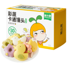 再降价、plus会员、需凑单:窝小芽儿童卡通馒头 礼盒550g 4包组＊2件