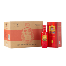 PLUS会员：剑南春 剑南头曲（红淡雅）52度 500ml*6瓶 整箱装 浓香型白酒