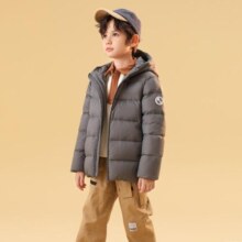 SNOWFLYING 雪中飞 儿童羽绒服 灰色120码