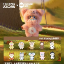 新品发售、1日0点：FINDING UNICORN 寻找独角兽 FARMER BOB怪奇守护者系列搪胶毛绒盲盒