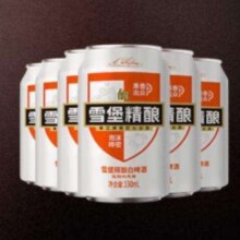 珠江啤酒 11°P 比利时风味白啤 精酿啤酒 330mL 6罐