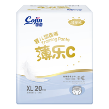 京东plus：茵茵 臻享装薄乐C拉拉裤XL20片