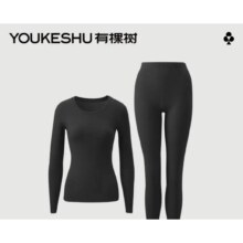 有棵树 保暖内衣套装 350g 加绒加厚 *2件